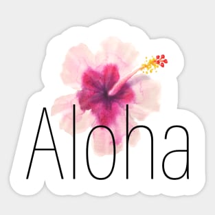 Aloha Sticker